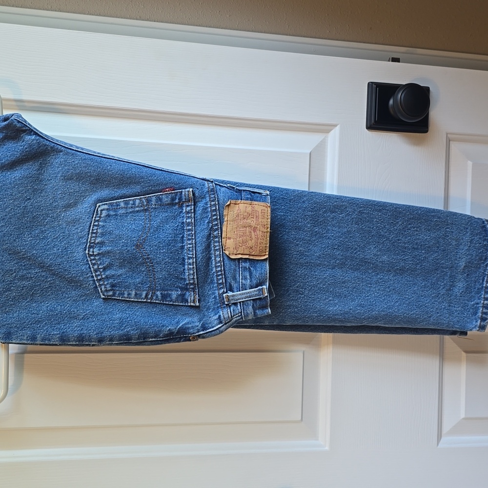 Levis 501 Button Fly Jeans USA Vtg 1985 - Picture 3 of 12